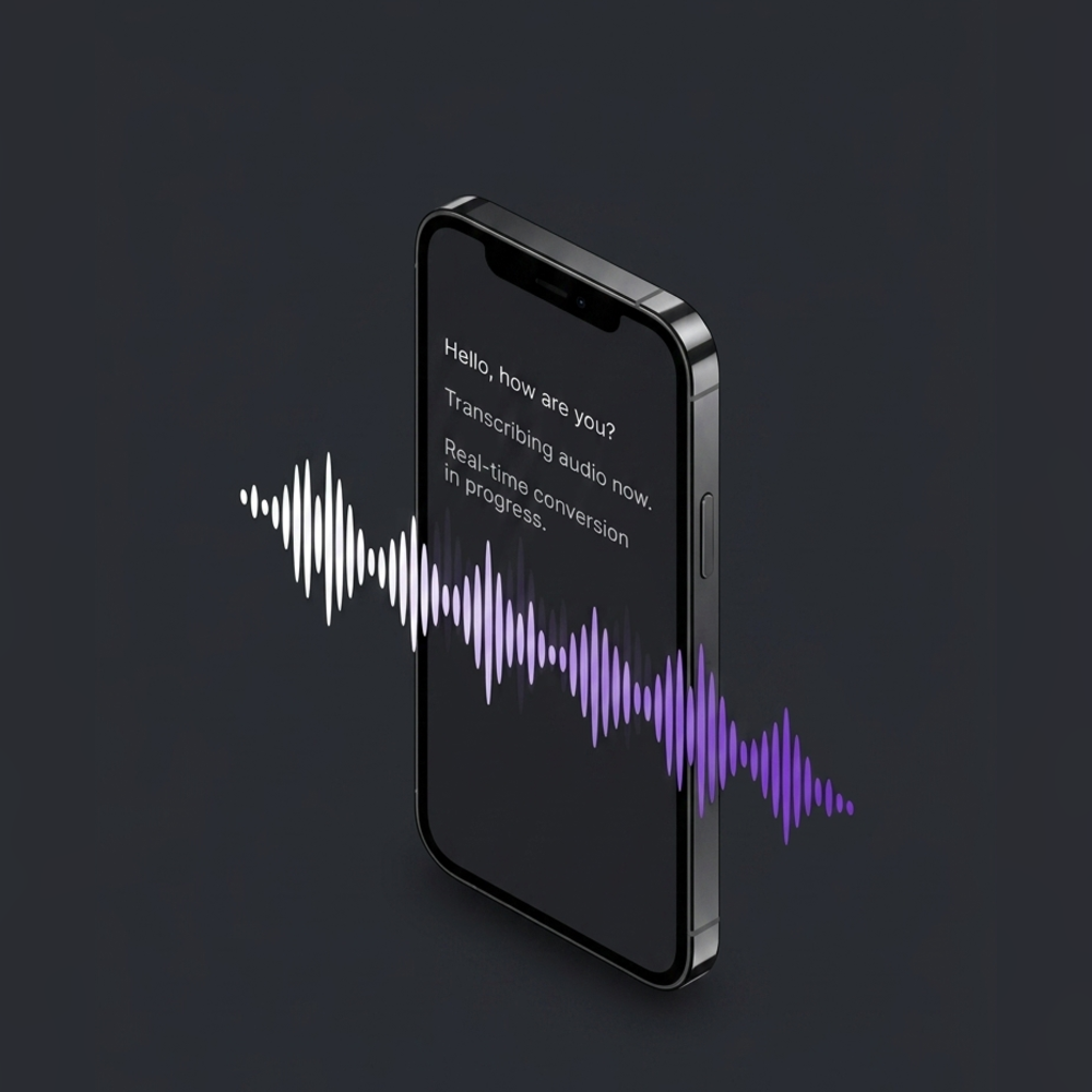 Acoustic Text app preview